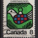 CANADA 1973 - Scott 626 used  - 8c, Christmas, Dove (10-656)