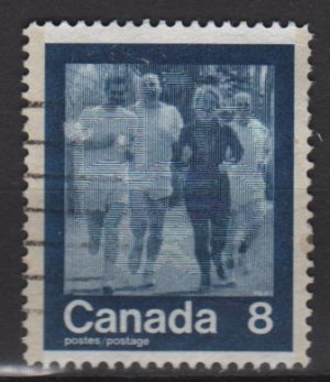CANADA 1974 - scott 630 used - 8c, Keep fit, summer Olympic, Running  (10-657)