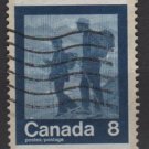 CANADA 1974 - scott 632 used - 8c, Keep fit, summer Olympic, Hikers (10-659)