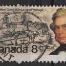 CANADA 1974 - Scott 655 used - 8c, Welland Canal  (10-673)