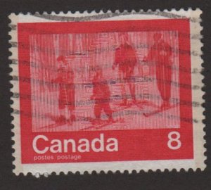 CANADA 1974 - Scott 645 used - 8c, Keep fit , Skiing (10-665)