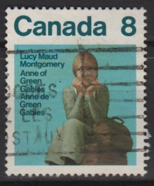 CANADA 1975 - scott 658 used - 8c,  Lucy Maud Montgomery   (10-674)