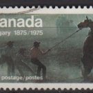 Canada 1975 - Scott 667 used - 8c, Wild Horse Race  (10-680)