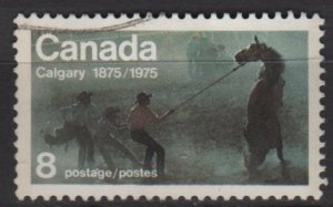 Canada 1975 - Scott 667 used - 8c, Wild Horse Race  (10-680)