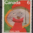 CANADA 1975 - Scott 674 used - 6c, Christmas Children drawing   (10-681)