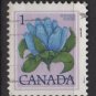 CANADA 1977 - Scott 705 used - 1c, Bottle Gentian    (10-693)