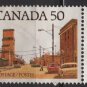 CANADA 1977 - Scott 723 used - 50c,  Main Street Prairie Town   (10-714)