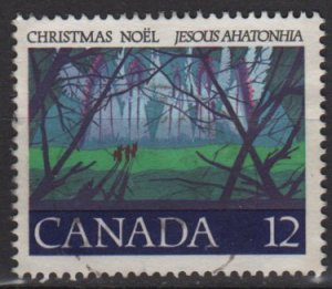 CANADA 1977 - scott 742 used - 12c, Christmas   (10-726)
