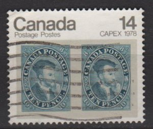 CANADA 1978 - Scott 754 used - 14c, CAPEX, Philatelic exhibition  (10-728)