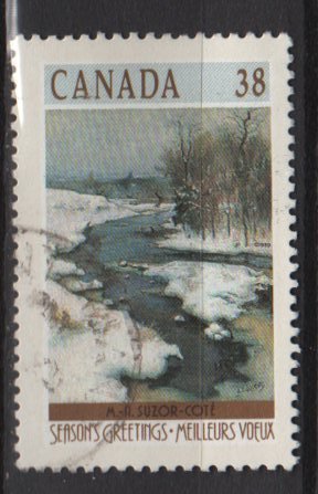 CANADA 1989 - Scott 1256 used - 38c, Winter  landscape  (11-151)