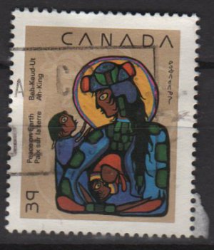 CANADA 1990 - Scott 1294 used -  39c, Christmas Virgin & Child  (11-155)