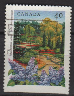 Canada 1991 - Scott 1313 used - 40c, Royal Botanical Gardens   (11-158)