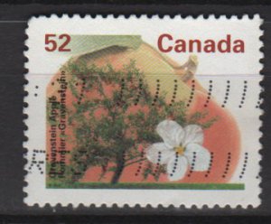 CANADA 1991 - Scott 1366 used - 52c,  Gravenstein Apple   (11-169)