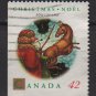 Canada 1992 - Scott 1452 used - 42c, Jouluvana, Christmas   (11-173)