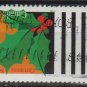 CANADA 1995 - Scott 1588 used - 40c, Holly, Christmas (10-185)