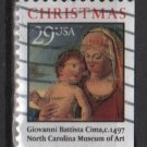 USA 1993 - Scott 2790 used - 29c, Christmas, Madonna & Child (T-216)