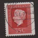 Netherlands 1976/86 - Scott 542 used - 55c, Queen Type of '69 (8-505)