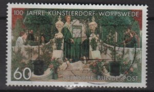 Germany 1989 - Scott 1584 used - 60pf, Summer evening by Heinrich Vogler (12-423)