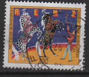 GERMANY 1992 - Scott 1740 used - 100pf, Ernst Jakob Renz, Circus (12-456)