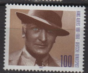 Germany 1991 - Scott 1686 MNH - 100 pf, Hans Albers   (12-466)