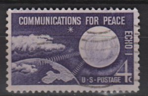 US 1960 - Scott 1173 used - 4c, Communication for Peace (12-490)