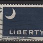 US 1968 - Scott 1345 used - 6c, Historic Flag, Fort Moultrie   (12-498)
