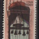 US 1969 -Scott #1373 used - 6c, California Settlement 200th Anniv., Carmel Mission  (12-500)