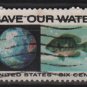 USA 1970 - Scott 1412 used - 6c, Anti-pollution issue, Save our Water   (12-510