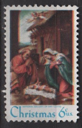USA 1970  Scott 1414 used - 6c, Christmas issue, Nativity  (12-511)