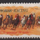 USA 1974 - Scott 1528 used - 10c, Horse Racing issue (12-528)