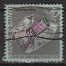US 1974 - Scott 1539 used - 10c, Minerals,  Tourmaline (12-535)