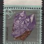 USA 1974 - Scott  1540  used  - 10c,  Mineral Heritage,  Amethyst (12-536