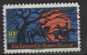 USA 1974 - Scott 1548 used - 10c,  American Folklore, Sleepy Hollow (12-540)