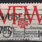 US 1974 - Scott 1525  used  - 10c, WFM Issue, VFW (12-541)