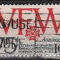 US 1974 - Scott 1525  used  - 10c, WFM Issue, VFW (12-541)