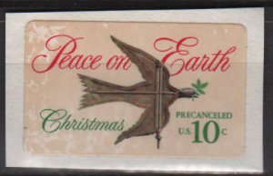 USA 1974 - Scott 1552 used - 10c, Christmas issue, Dove Weather vane (12-542)