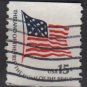 USA 1975 - Scott 1618c  used - 15c, Fort McHenry Flag (12-553)