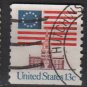 USA 1975 - Scott 1625 used - 13c, 13-star flag, independence Hall  (12-557)
