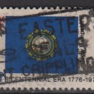 USA 1976 - Scott 1641 used - 13c, State Flag, New Hampshire     (o-202)