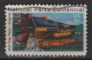 USA 1972 - Scott 1452 used - National Parks centennial, Wolf Trap Farm (Co-142)