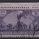 USA 1944 - Scott 922 used - 3c, Transcontinental Railroad (N-373)
