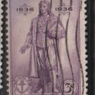 USA  1936 - Scott 777 used - 3c, Rhode Island Tercent. (13-24)