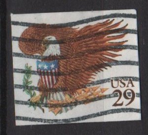 USA 1992 - Scott 2595 used - 29c, Eagle & Shield   (A-76)