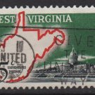 USA 1963 -Scott 1232 used- 5c, West Virginia Statehood Cent.  (H-536)