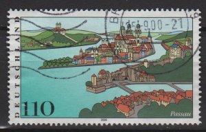 Germany 2000 - Scott 2072 used - 110pf, Scenic View Passau   (Co-392)
