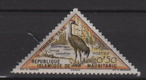 Mauritania 1963 - Scott J27 MH - 50c, Birds, Eurasian Crane  (Co-530)