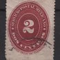 Mexico 1886 - Scott 175 used - 2c, Numeral (R-551)