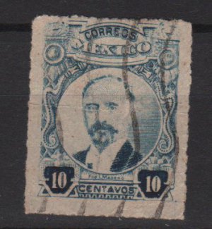 Mexico 1917 - Scott 614a used - 10c, JF I Madero (o-392)