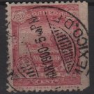 Mexico 1898 - Scott  287  used - 20c, Mail Coach (Red-320)