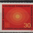Germany 1969 - Scott 1004 MNH - 30pf, Protestants, Hungry for Justice  (Co705)